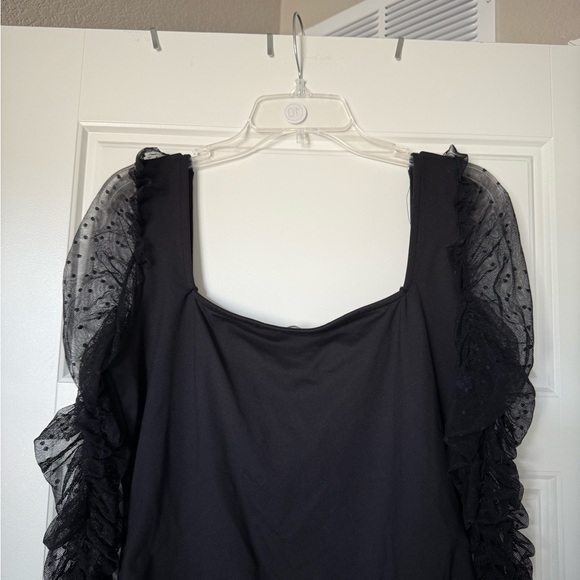 Free People Women’s Black Must be Love Bodysuit - Picture 15 of 16